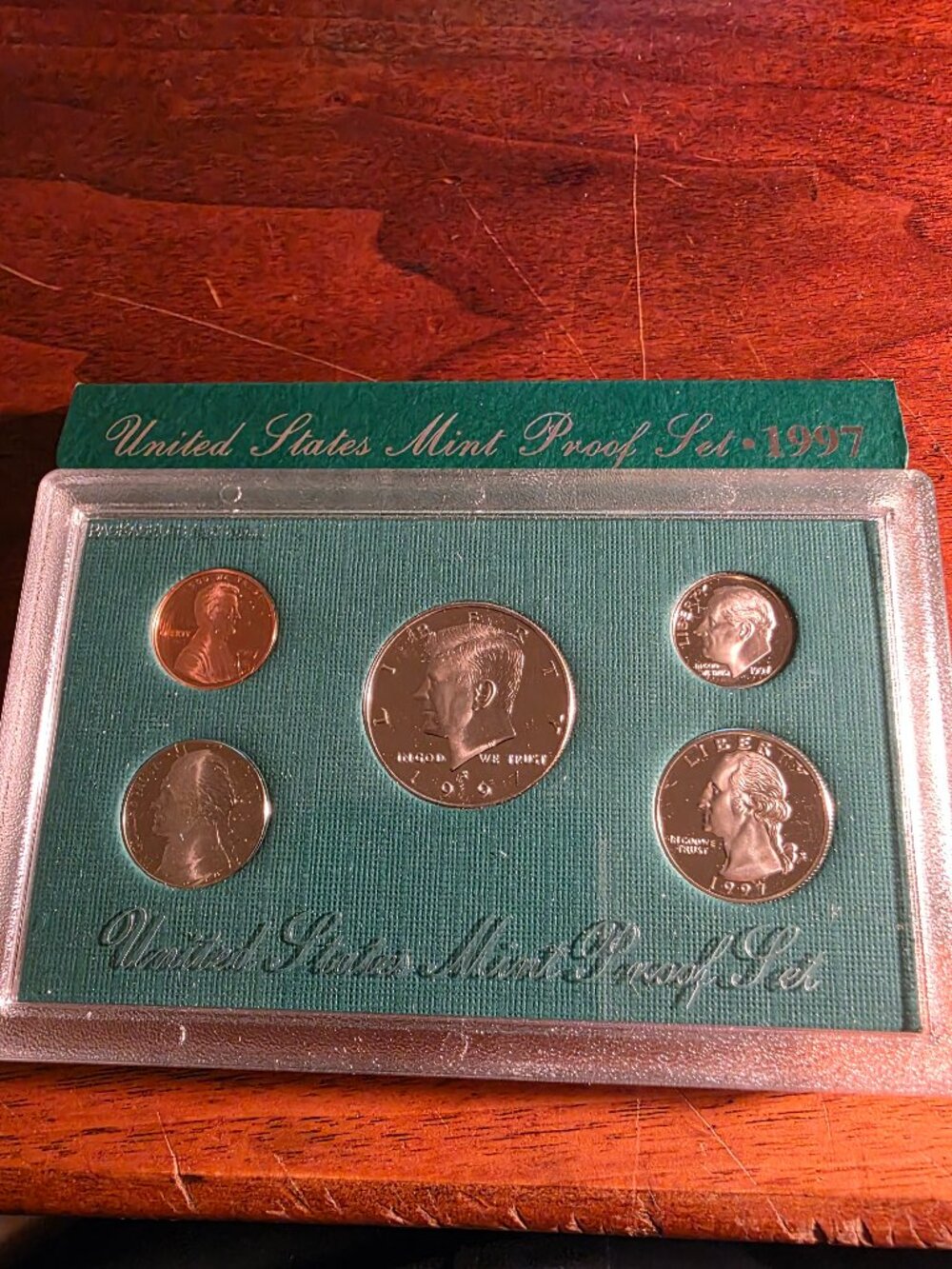 1997 S UNITED STATES MINT PROOF SET OF COINS